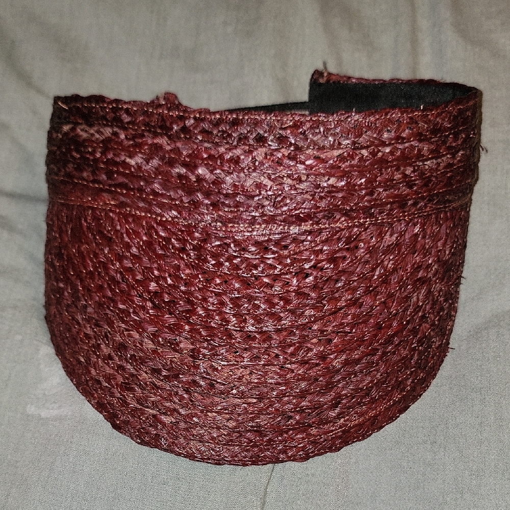 RVCA Woven Burgundy Visor